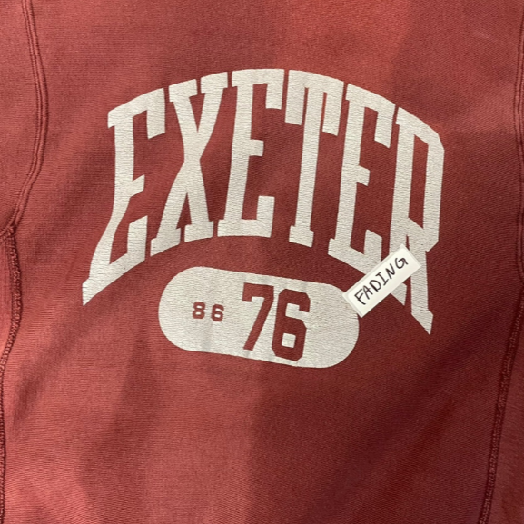 Vintage 80's Champion Reverse Weave Exeter Crewneck