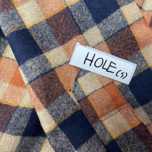 Vintage Pendleton Orange and Grey Flannel Board Shirt