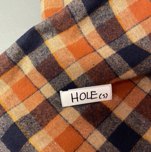 Vintage Pendleton Orange and Grey Flannel Board Shirt