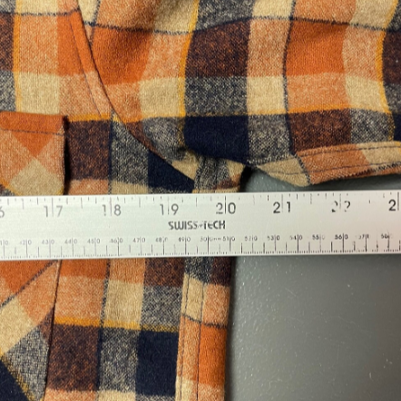 Vintage Pendleton Orange and Grey Flannel Board Shirt