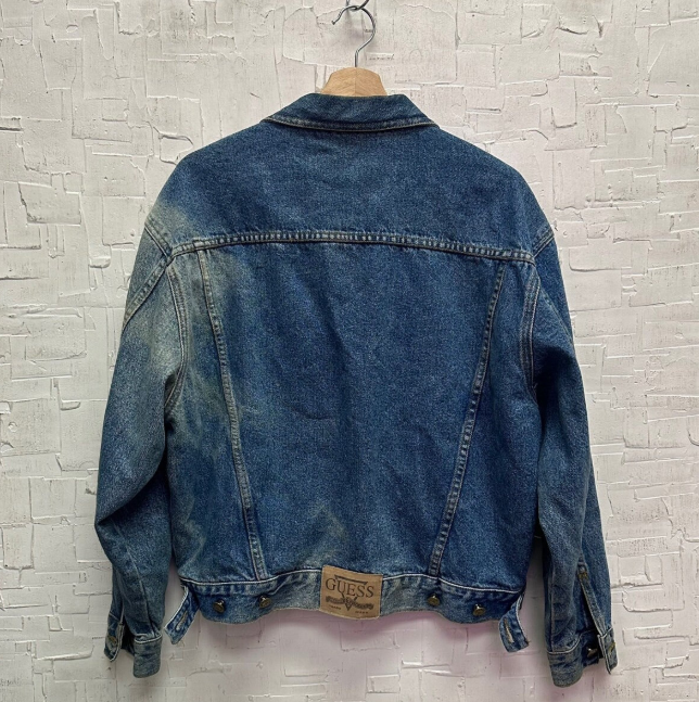 Vintage Guess Jeans Distressed Denim Jacket
