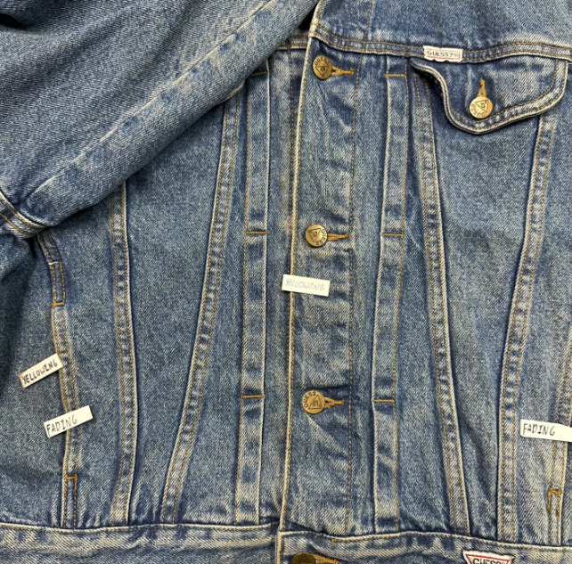 Vintage Guess Jeans Distressed Denim Jacket