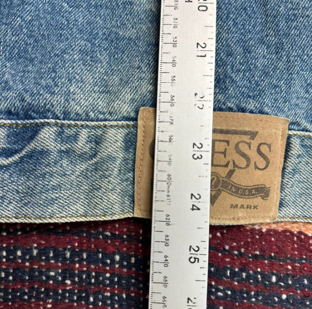 Vintage Guess Jeans Distressed Denim Jacket