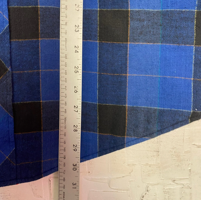 Vintage Quilted Palermo Blue Flannel Button Up Shirt Jacket