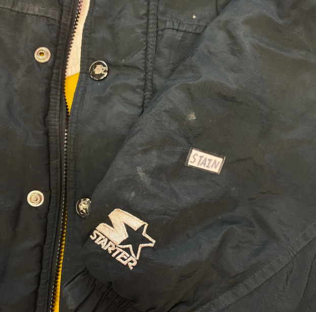 Vintage Starter Pittsburgh Steelers Ski-Jacket with Logo