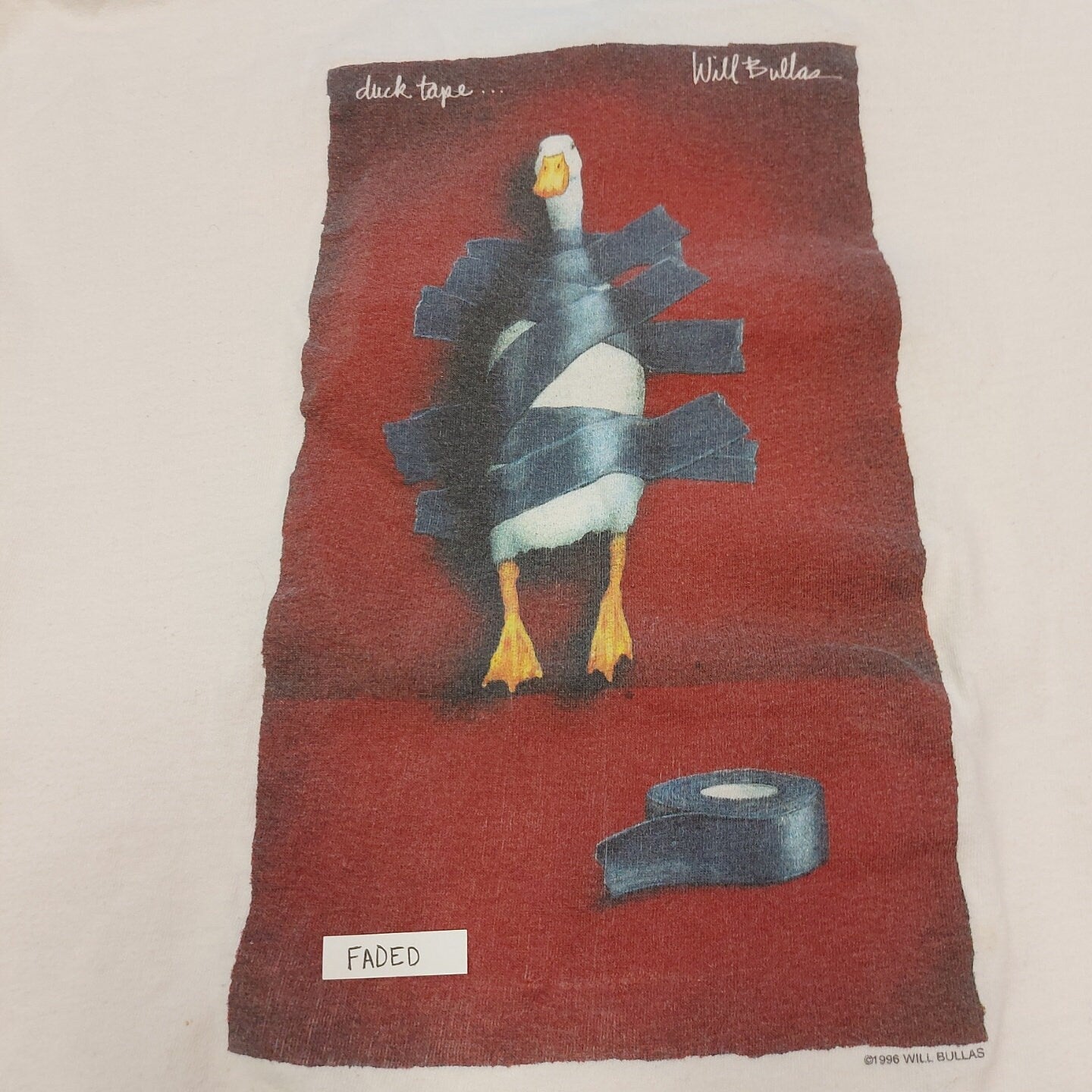 1996 Original Will Bullas "Duck Tape.." T-Shirt
