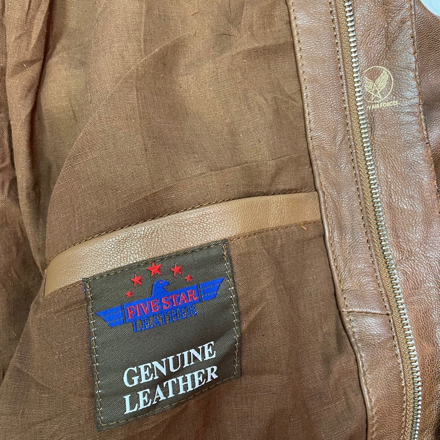 Vintage Five Star Leather Air Force U.S Army Type A2 Jacket
