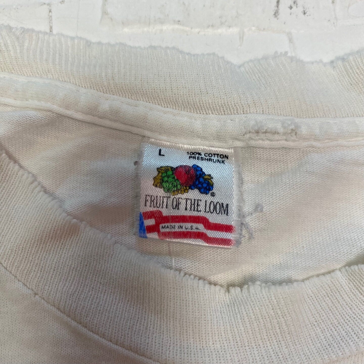 1990 Vintage Jasper Johns: Printed Images Target Graphic T-Shirt