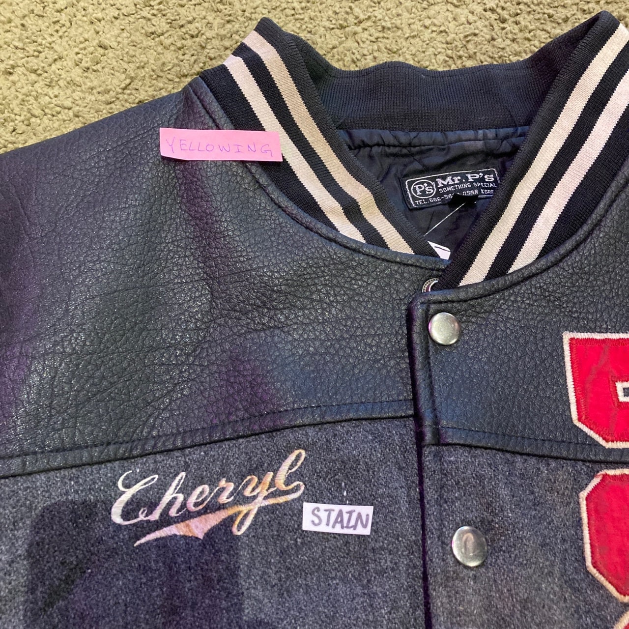 Vintage Ohio Buckeyes Letterman Jacket