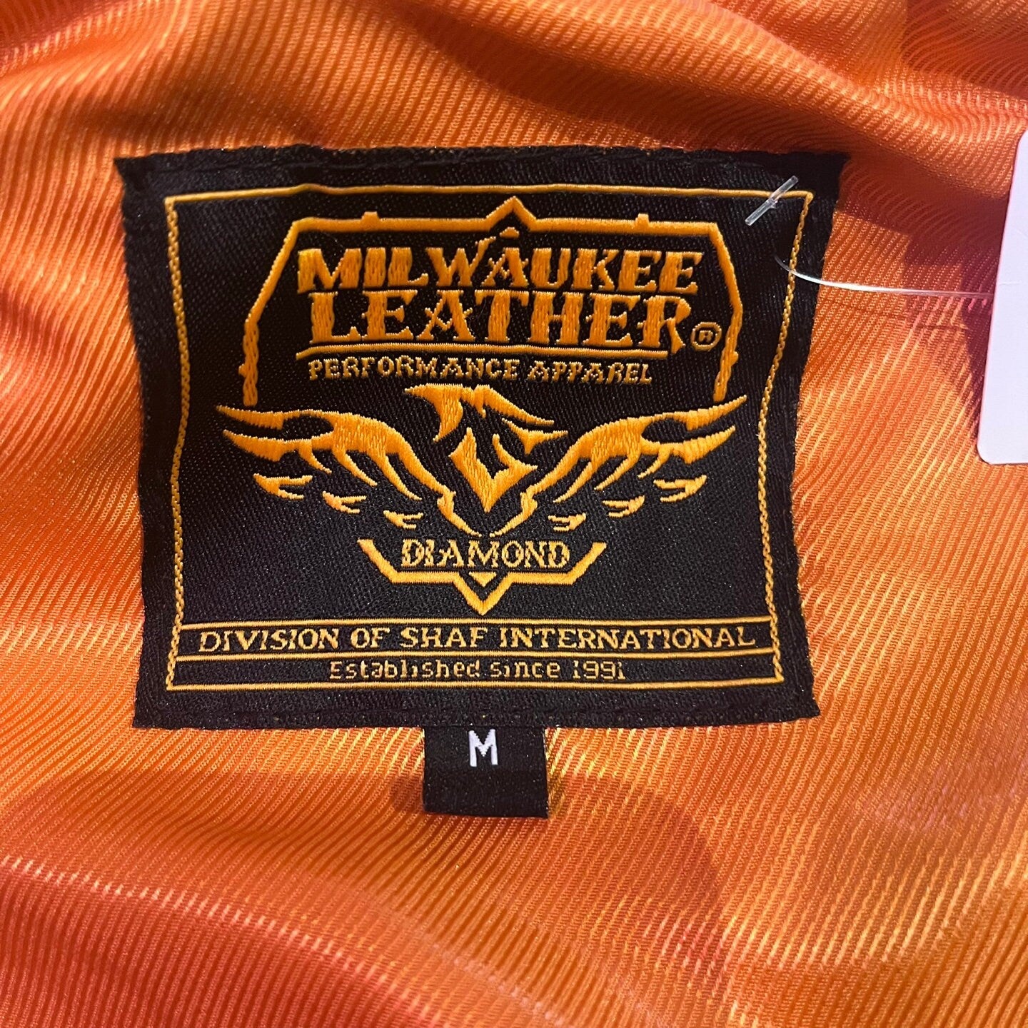 Vintage Milwaukee Leather Performance Apparel Leather Vest With Tie and Snap Closure | Vintage Motorcycle Vest | Size M | SKU: STQ-3463