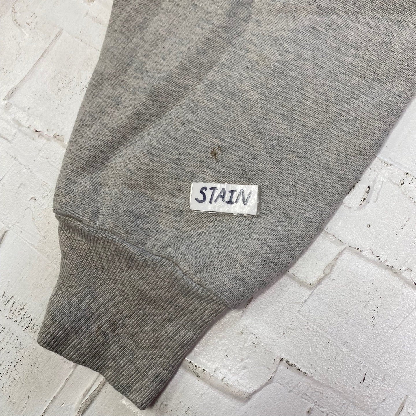 Vintage Grey Malcom X Quote "By Any Means Necessary" Sweatshirt | Vintage Pullover Sweatshirt | Civil Rights Act | Size M | SKU: NPC-1220