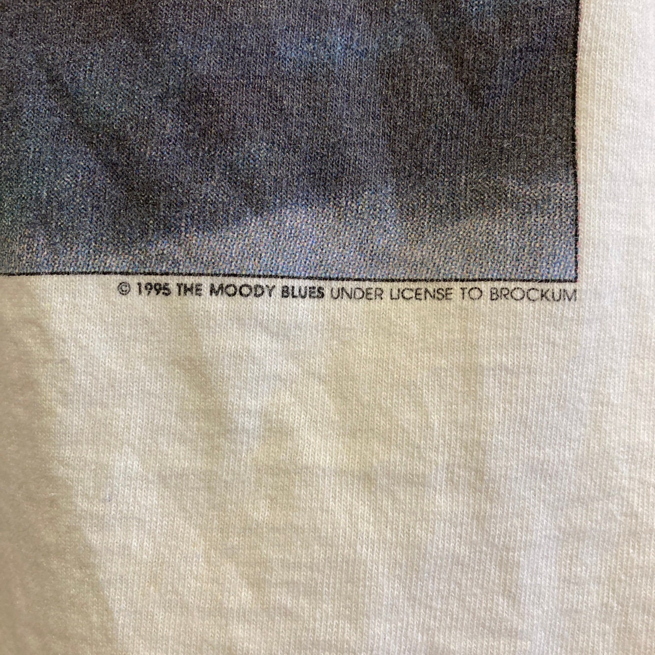 Vintage The Moody Blues "Time Traveller Tour" White Concert T-shirt