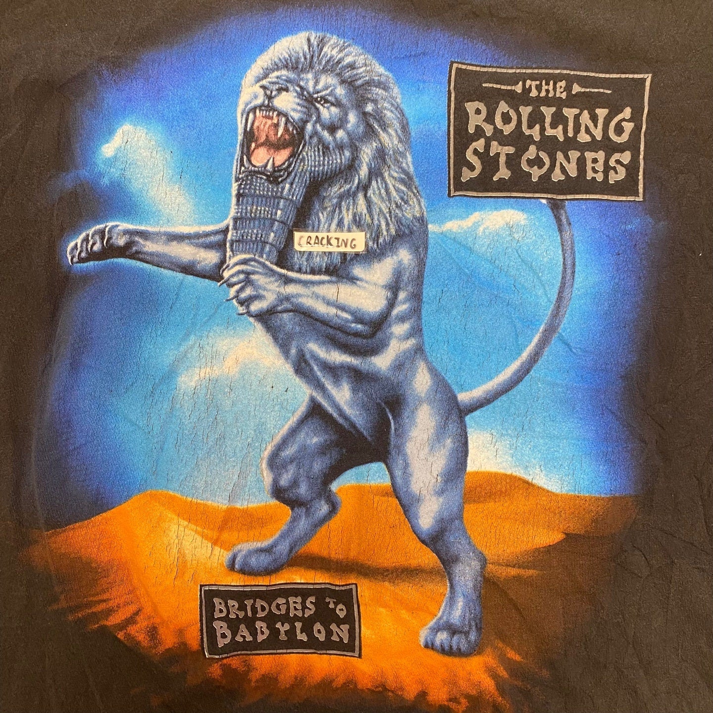 Vintage The Rolling Stones "Bridges To Babylon" Tour Band T-shirt
