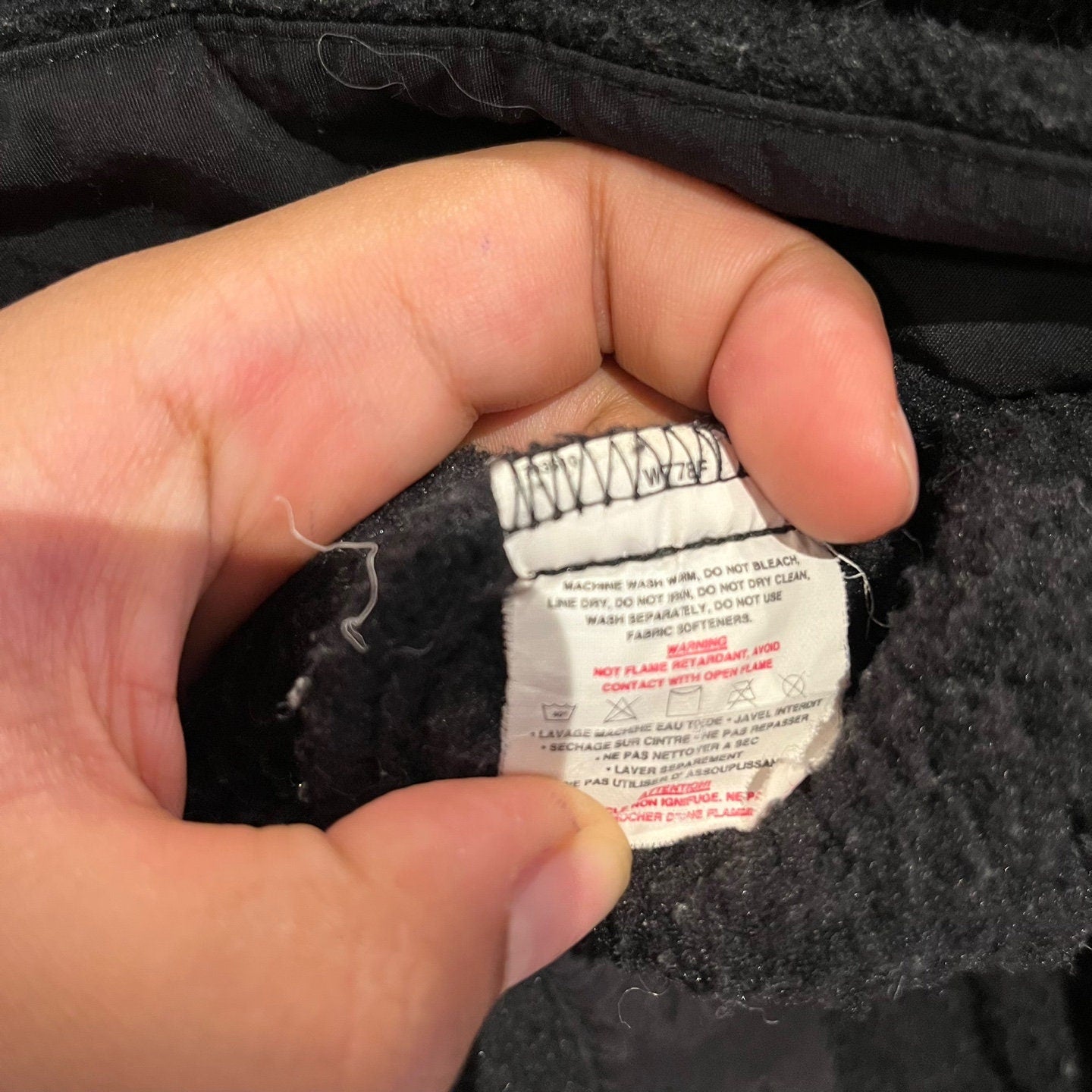 Vintage Patagonia Made in USA Black Button Up Fleece Jacket with Large Pockets | Vintage Fleece Jacket | Patagonia | Size S | SKU STQ-3079 |