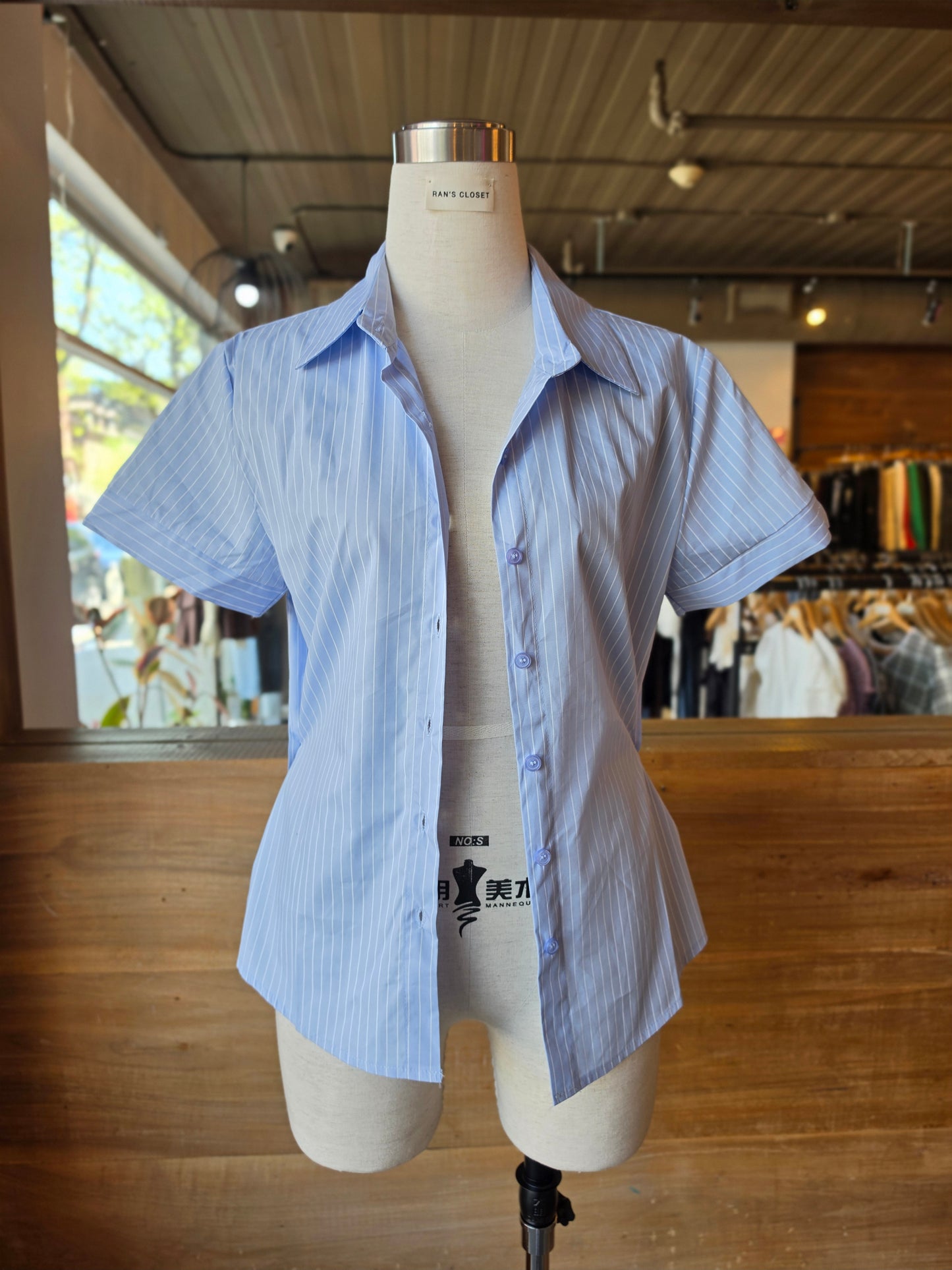 Saturday Sky Side-Cinch Blouse