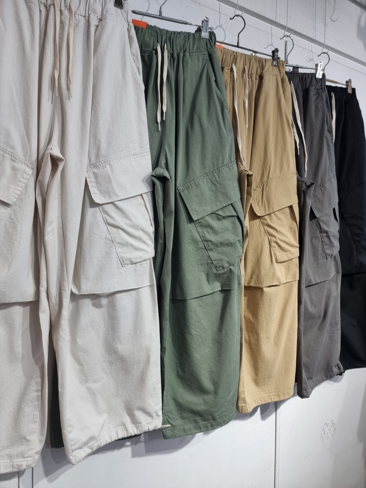 Baggy balloon cargo pants 7884