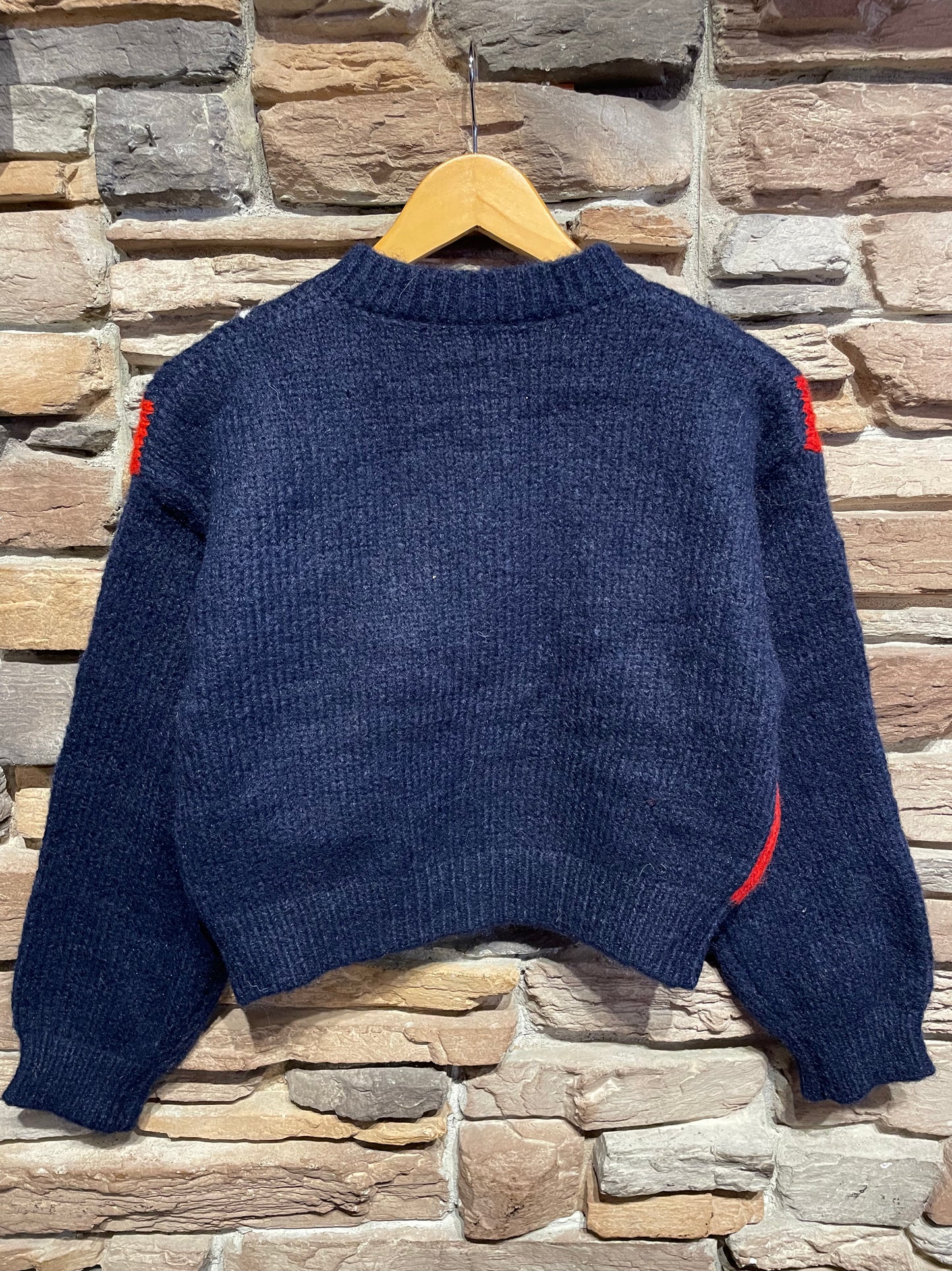 Argyle Crop Cardigan