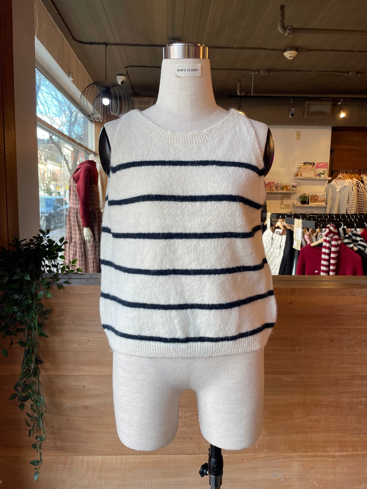 Striped knit Cardigan Set