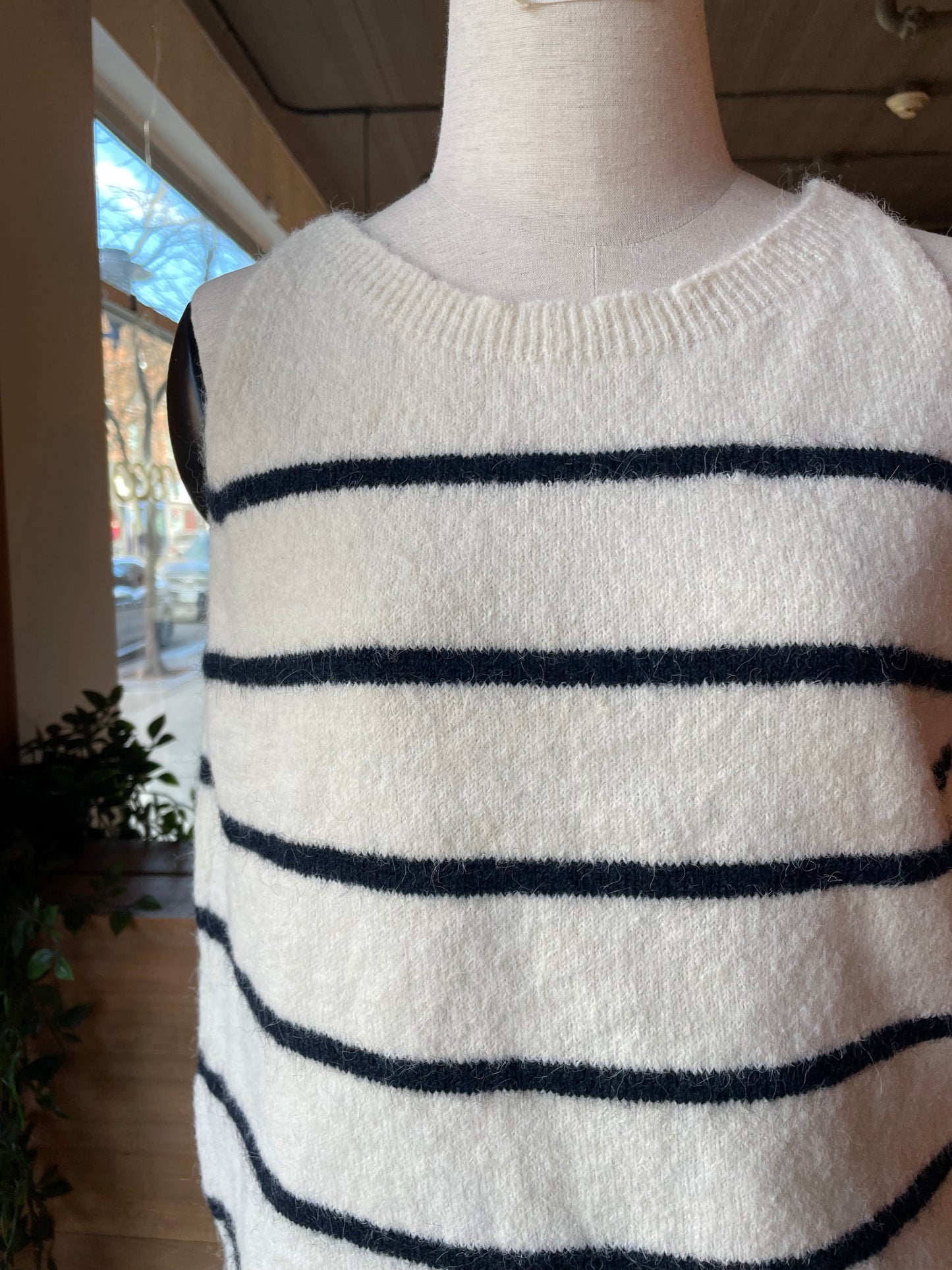 Striped knit Cardigan Set