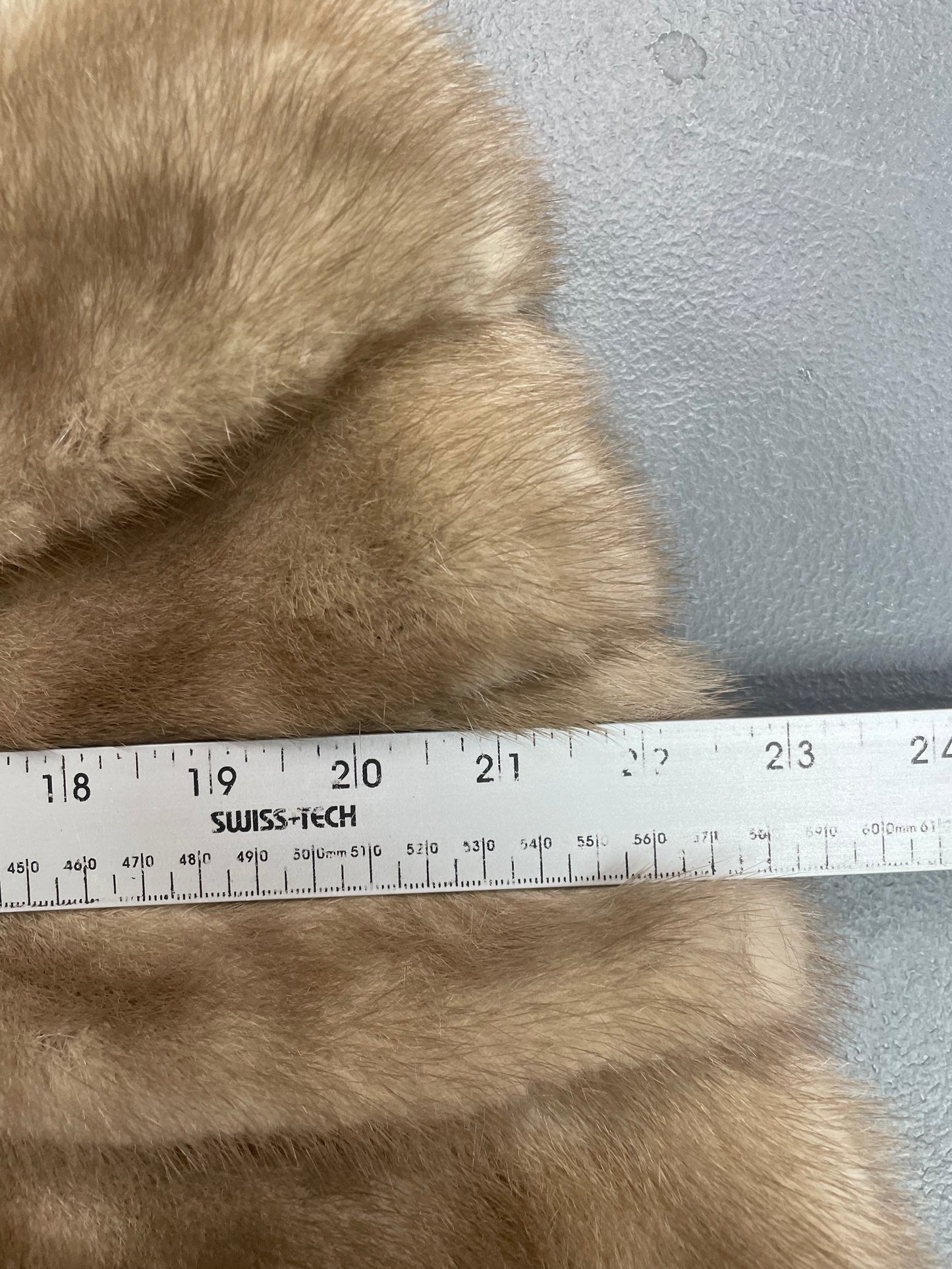 Layered Fur Shawl with Hidden Front Closure