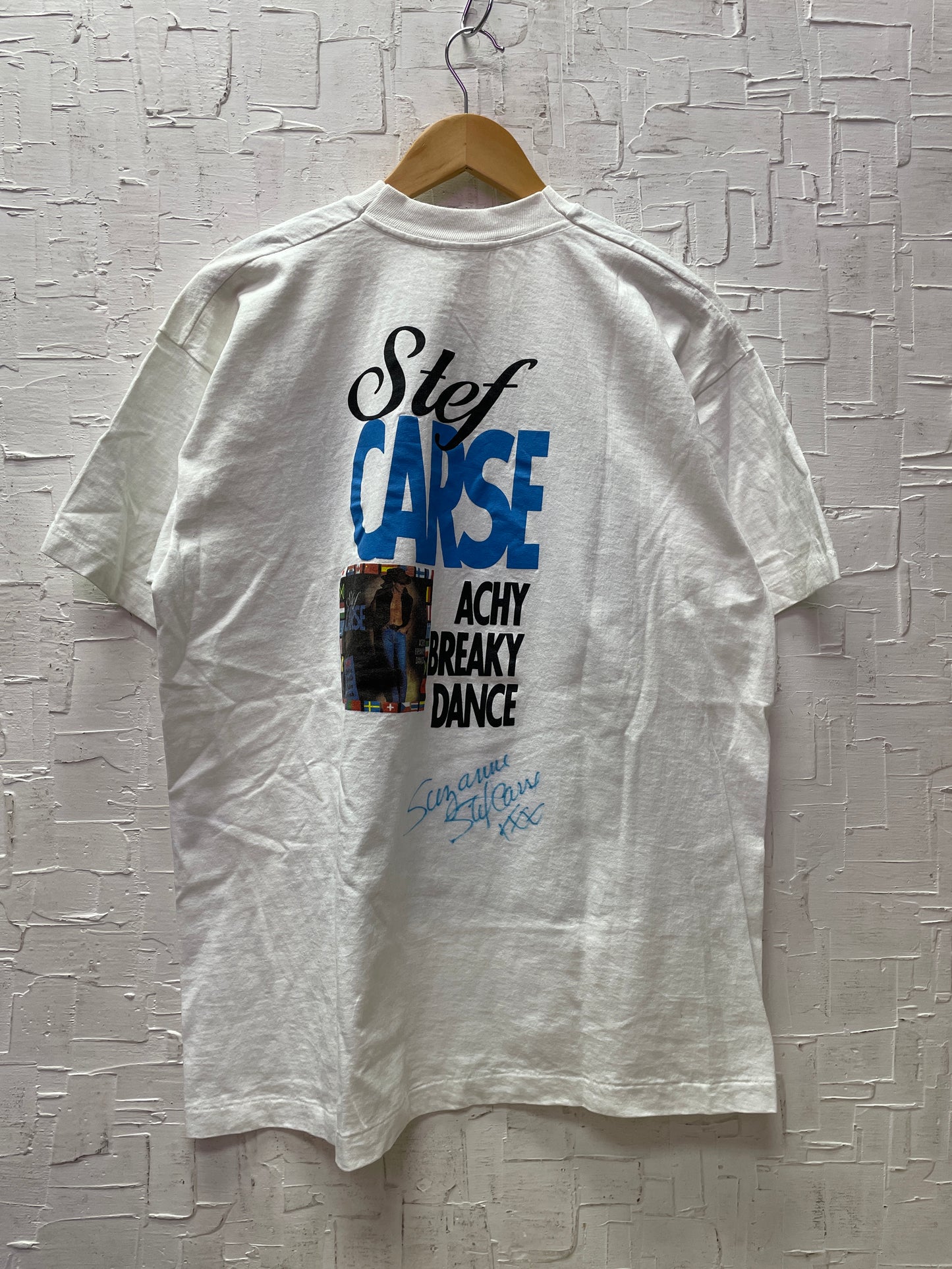 Vintage Signed Stef Carse Achy Breaky Dance T-Shirt