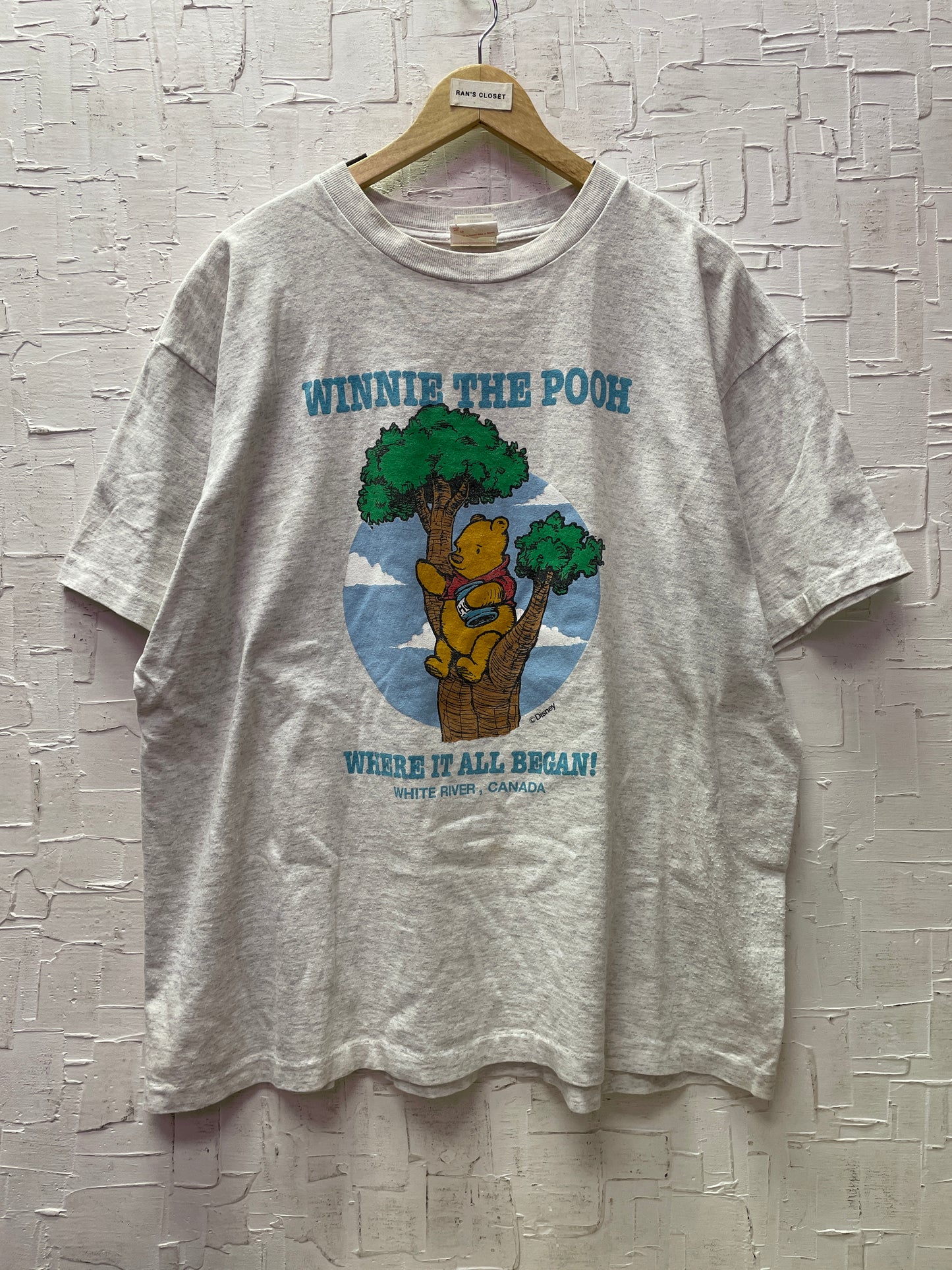 Vintage Winnie the Pooh "Where It All Started..." Graphic T-Shirt
