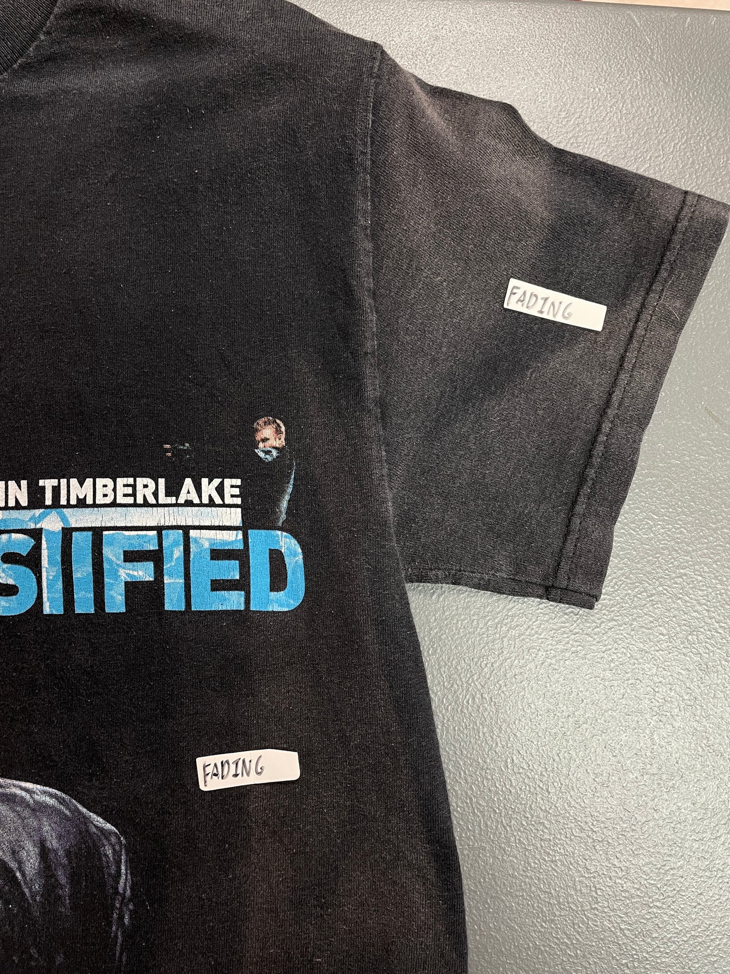 Vintage 2003 Justin Timberlake "Justified" Tour T-Shirt