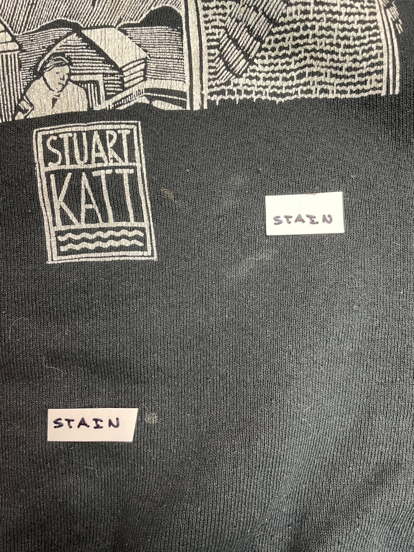 Vintage Stuart Katt "Cat Wants Attention" Sweatshirt