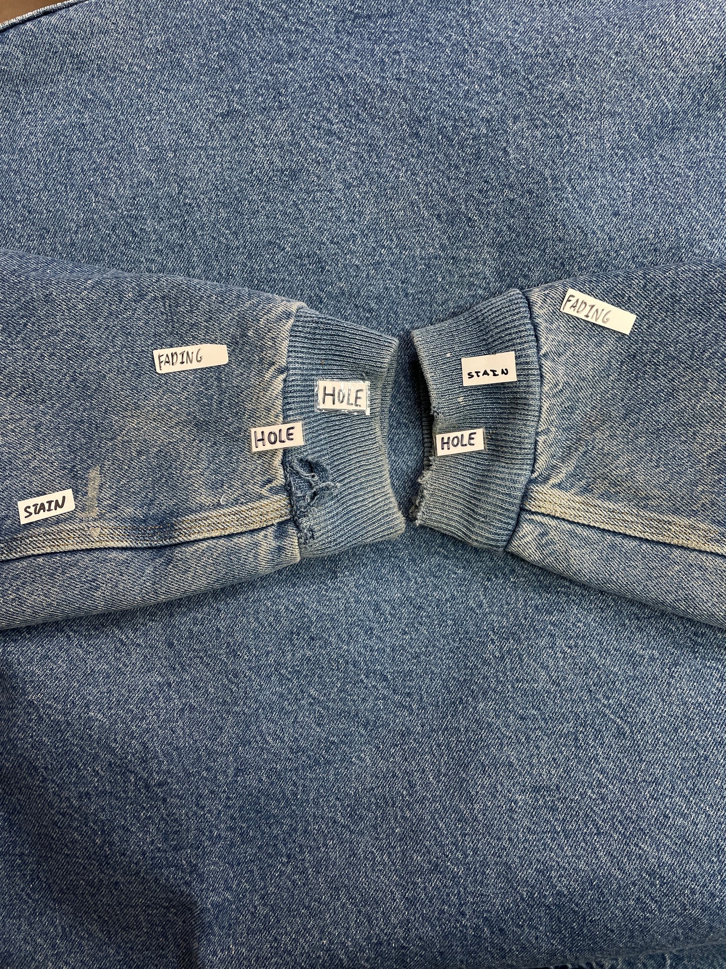 Vintage Carhartt Blanket Lined Hooded Denim Jacket