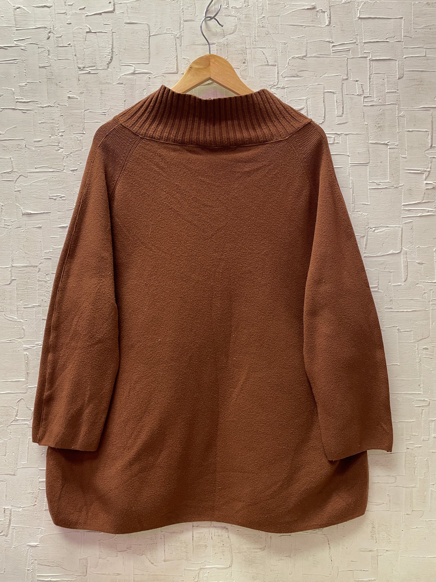 Vintage Wide Neck Tapestry Graphic Sweater