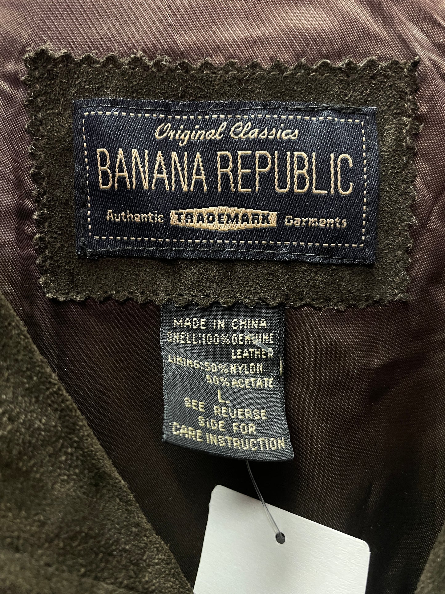 Vintage Banana Republic Brown Suede Jacket