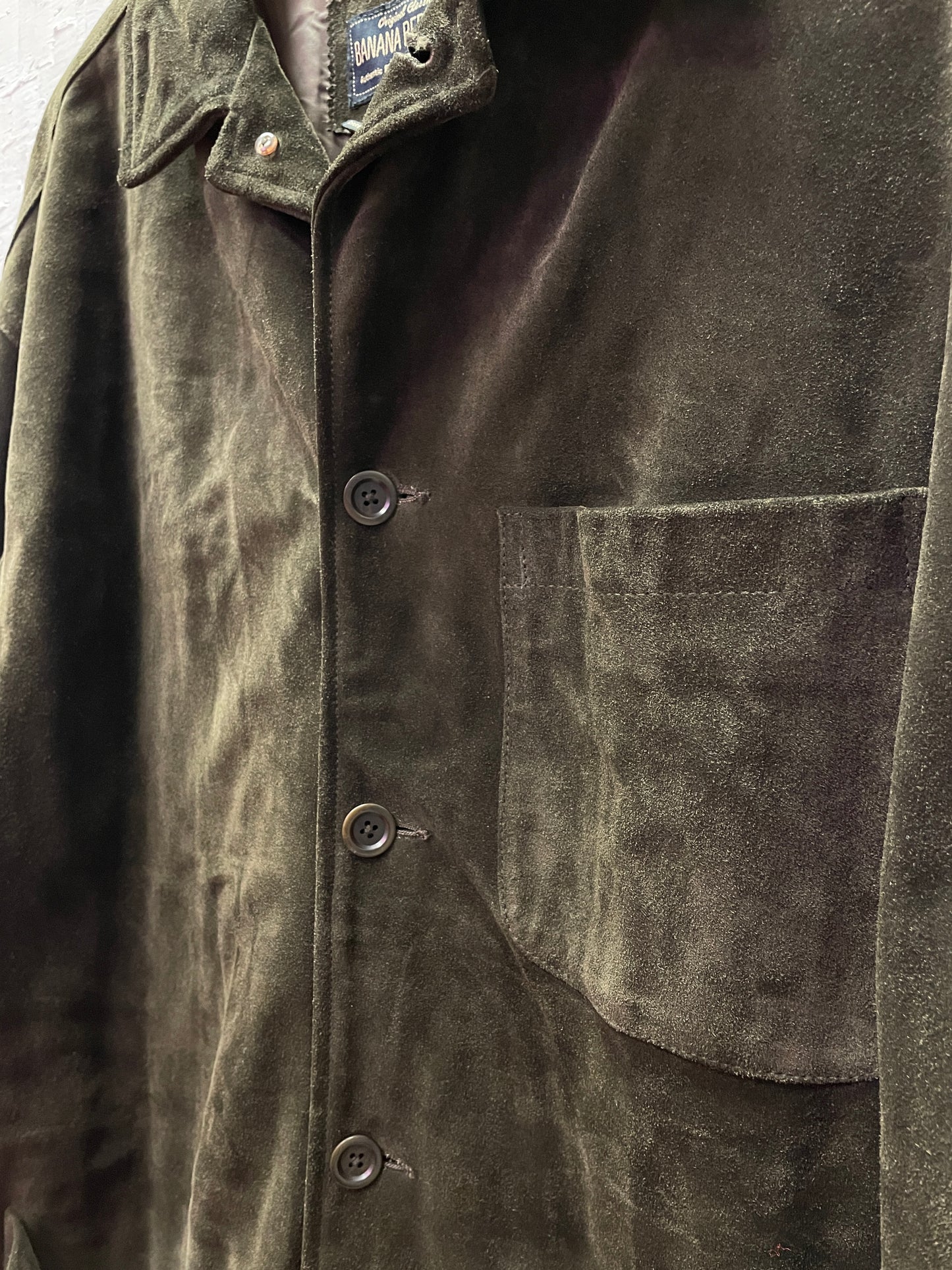 Vintage Banana Republic Brown Suede Jacket