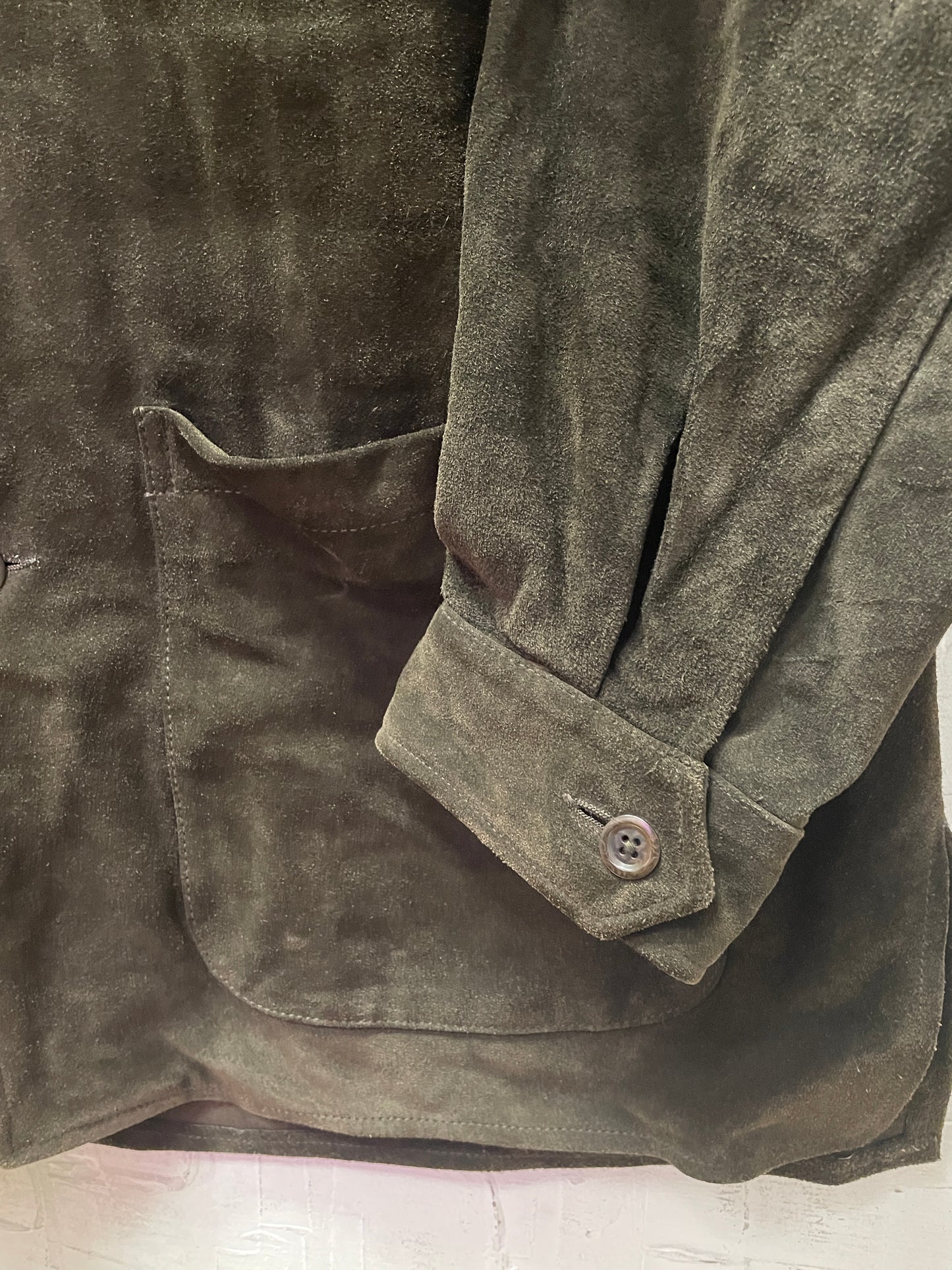 Vintage Banana Republic Brown Suede Jacket