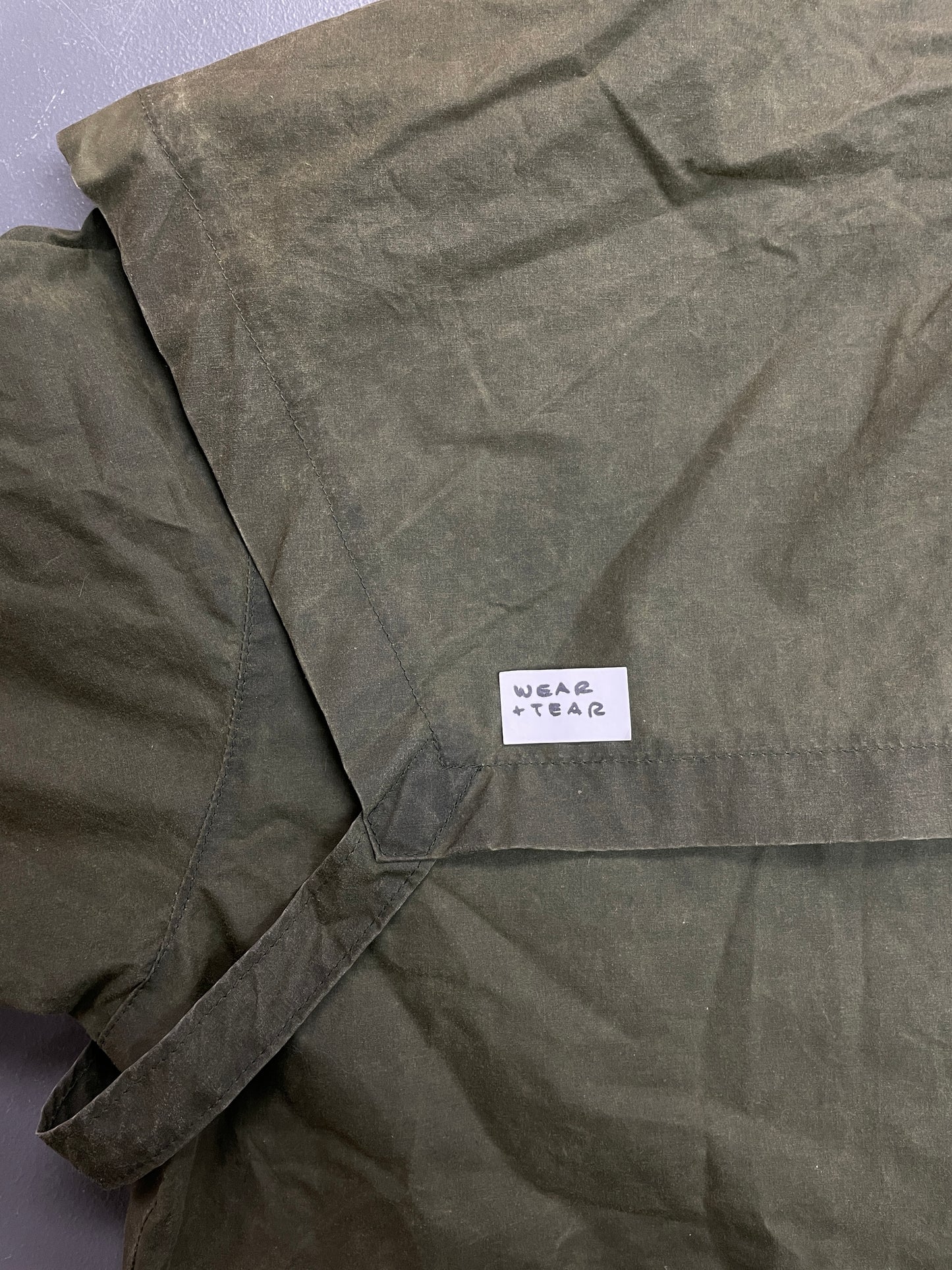 Vintage The Australian Outback Collection Green Cotton Oilskin Jacket