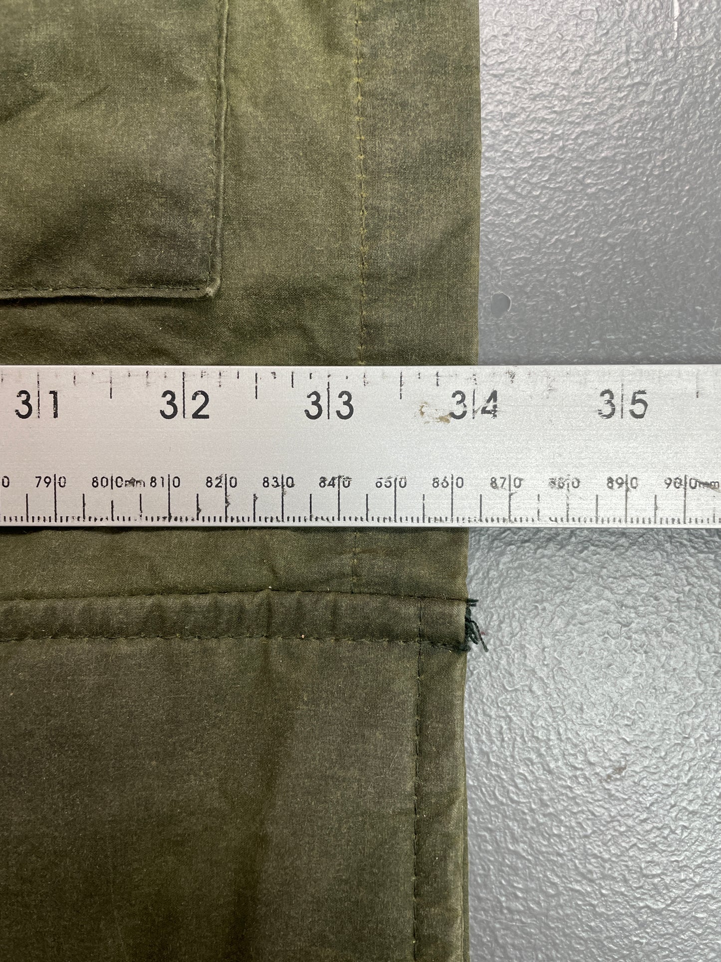 Vintage The Australian Outback Collection Green Cotton Oilskin Jacket