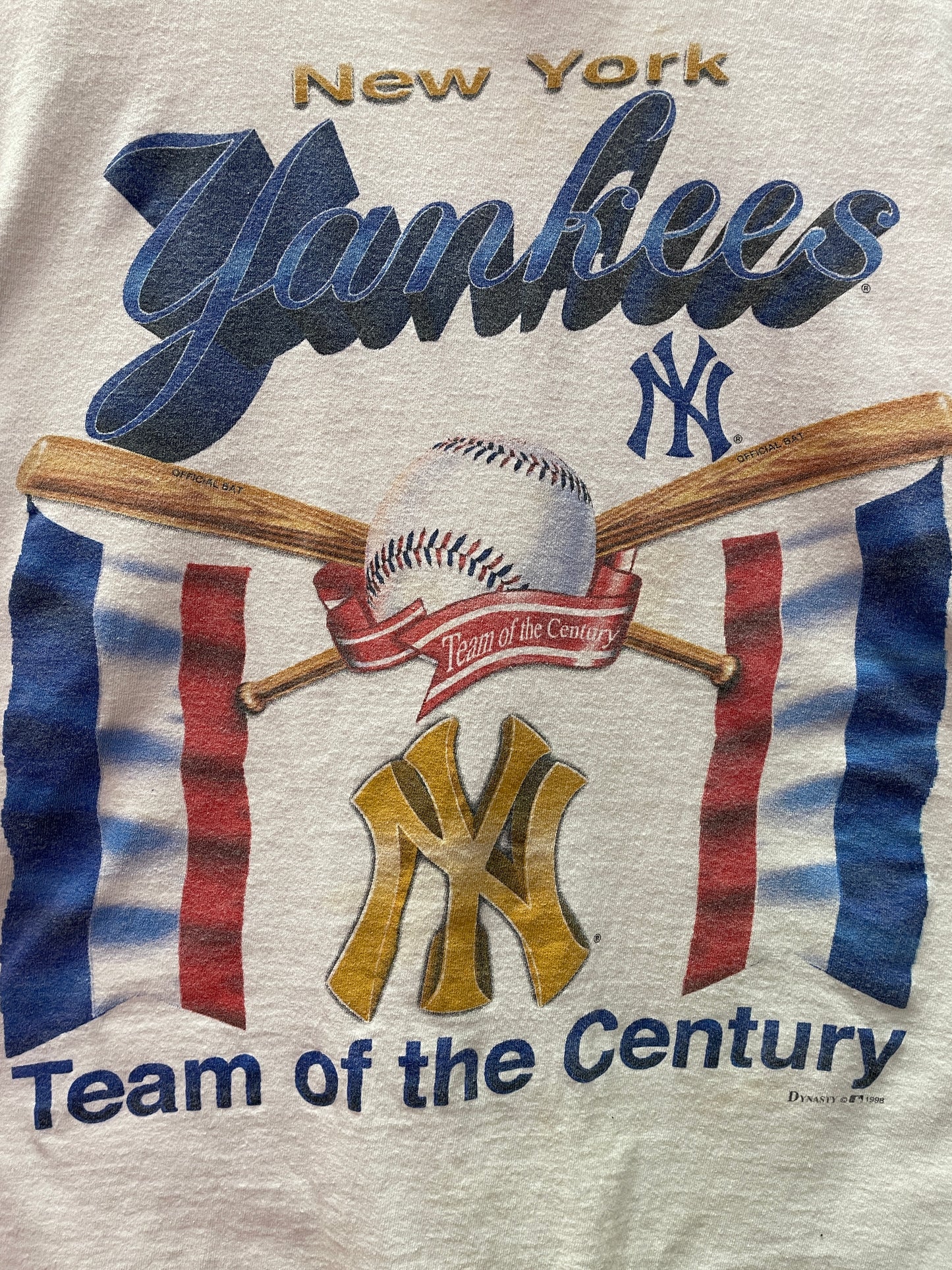 Vintage 1998 New York Yankees "Team of The Century" T-Shirt