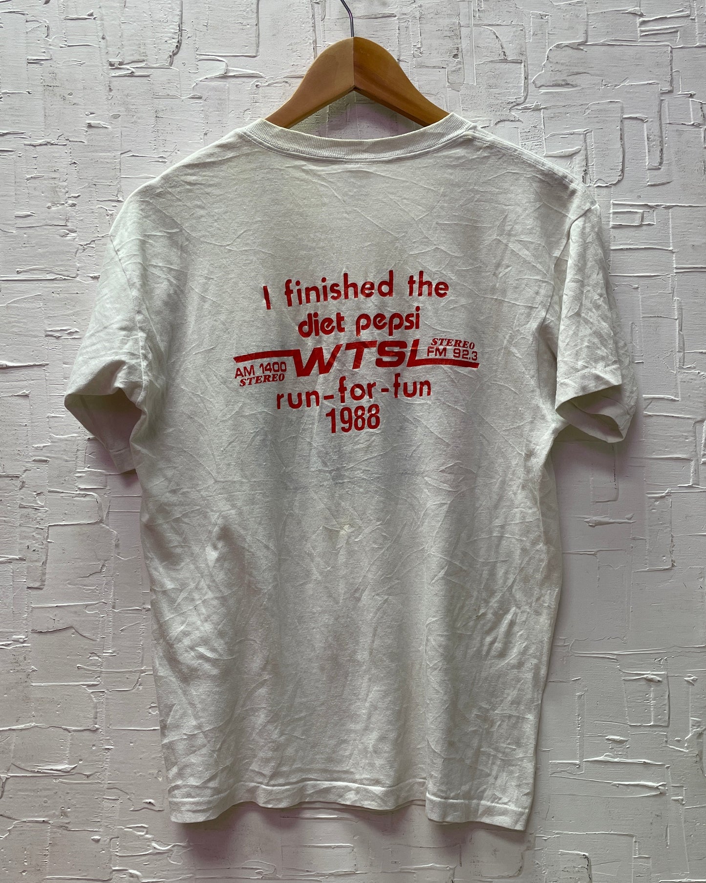 Vintage 1988 Diet Pepsi Run-For-Fun T-Shirt