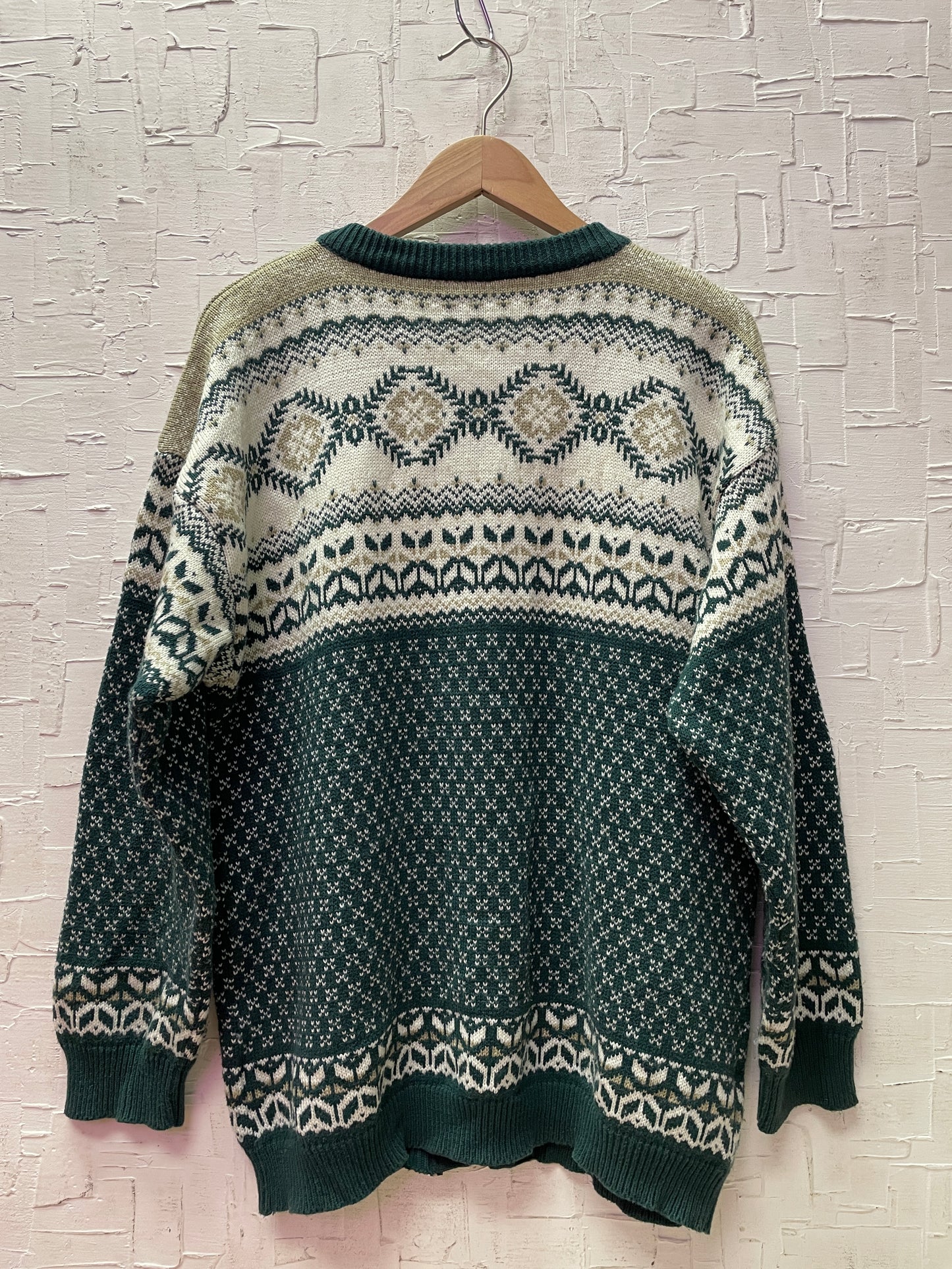 Vintage Cottage Cove Norwegian Style Cardigan