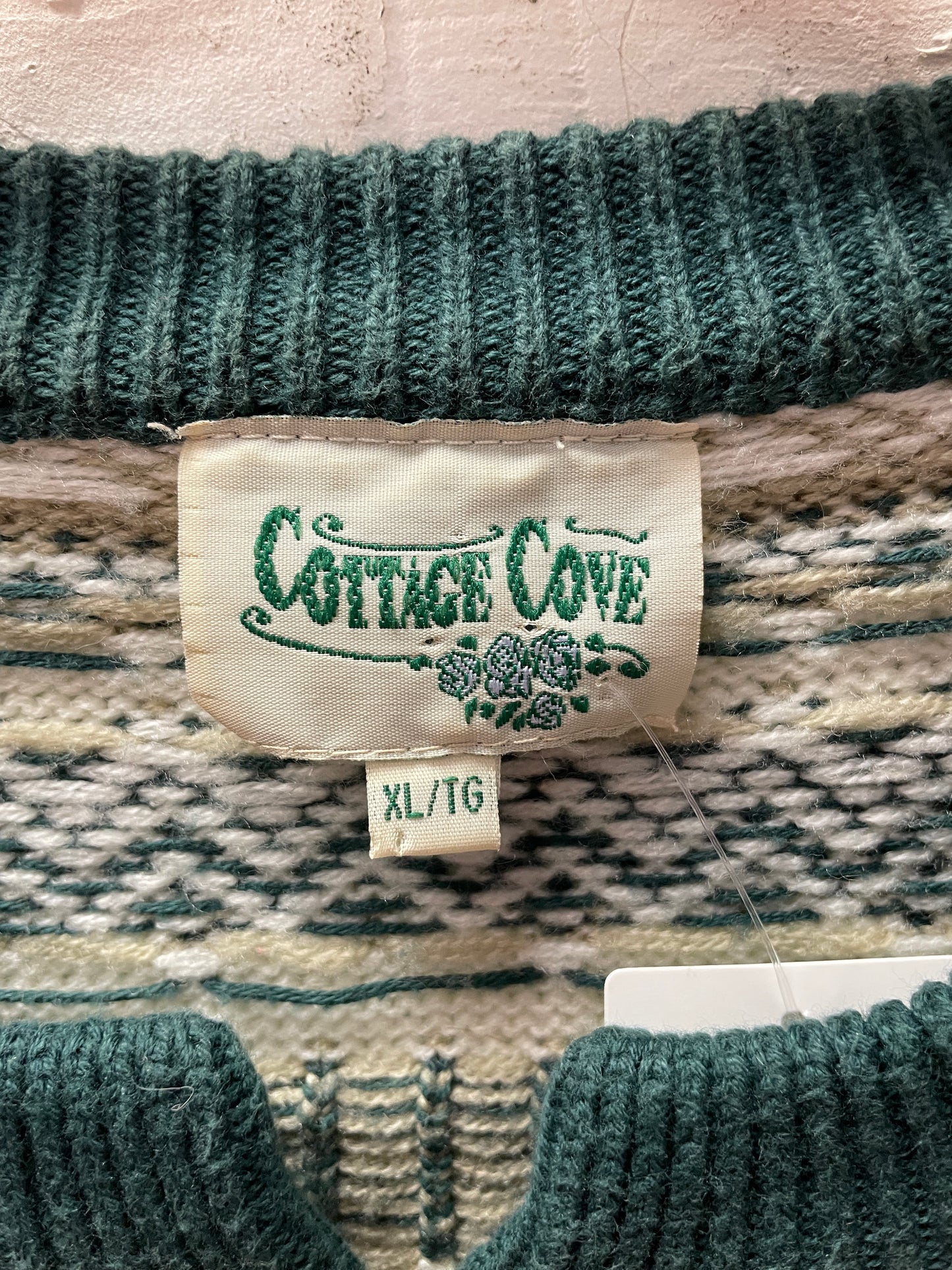 Vintage Cottage Cove Norwegian Style Cardigan