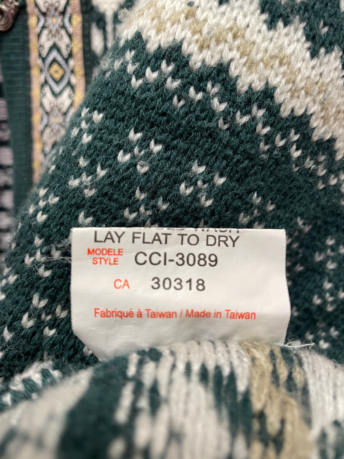 Vintage Cottage Cove Norwegian Style Cardigan