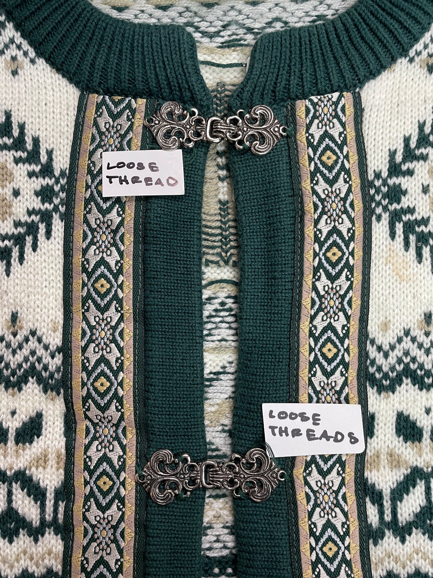 Vintage Cottage Cove Norwegian Style Cardigan