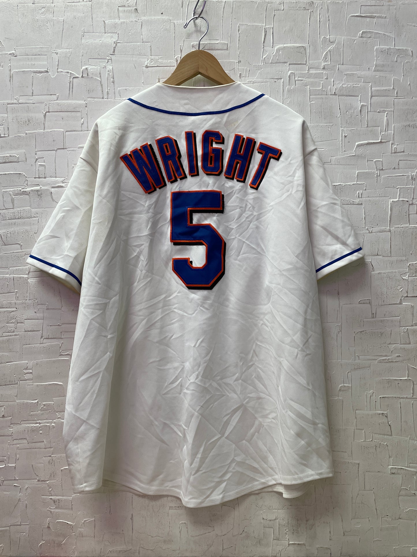 Vintage New York Mets #5 David Wright Baseball Jersey