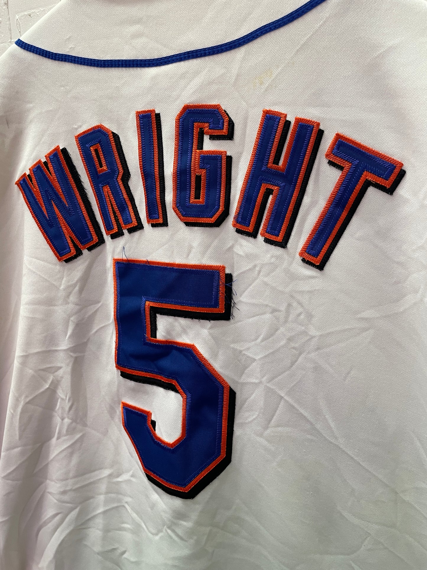 Vintage New York Mets #5 David Wright Baseball Jersey