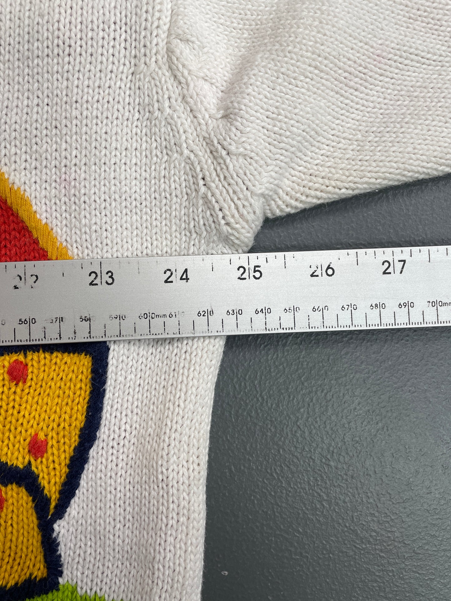 Vintage 1991 I.B. Diffusion Sport Italia Applique Cardigan