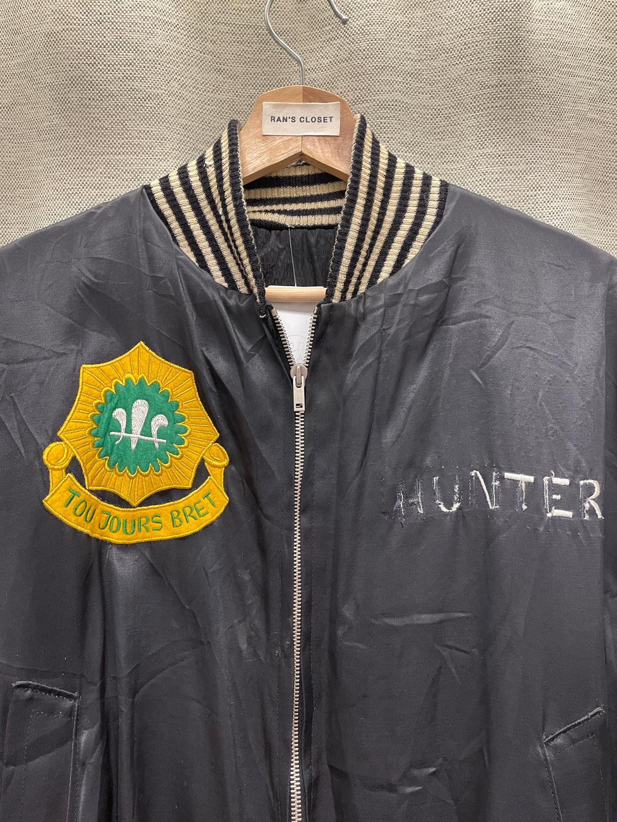 60's "Iron-Curtan Border Guard" Military Bomber Jacket