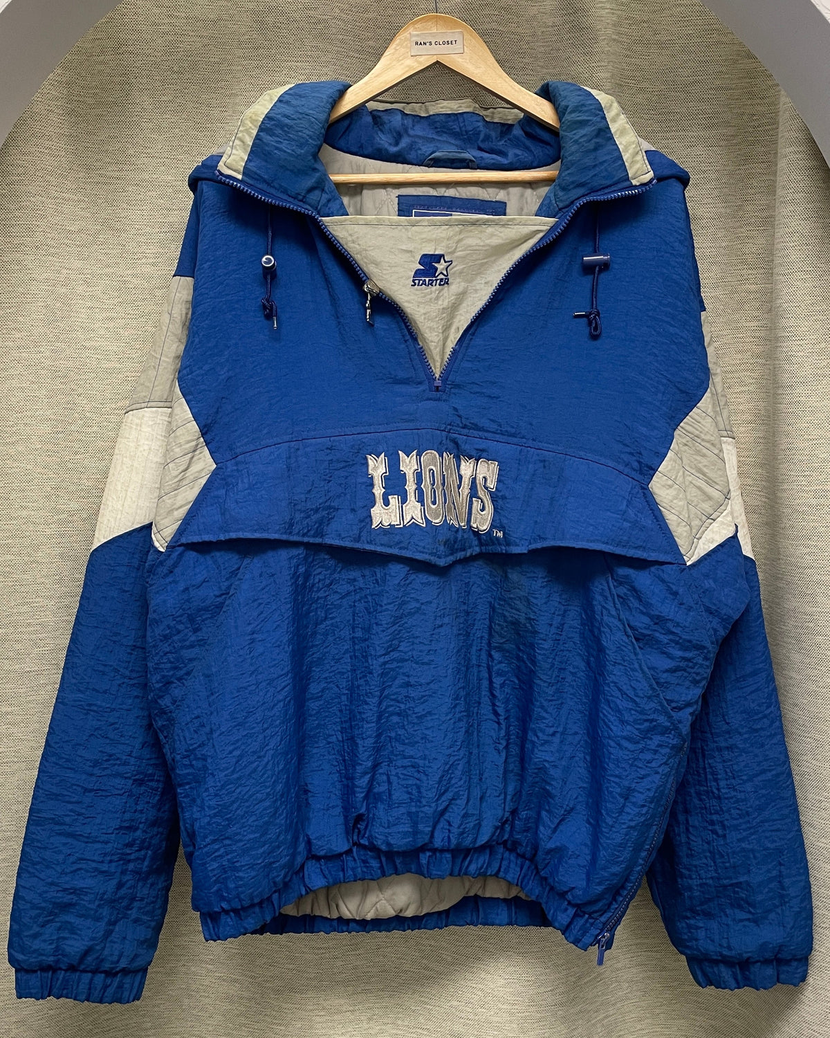 Vintage Starter NFL Detroit Lions Hooded Jacket