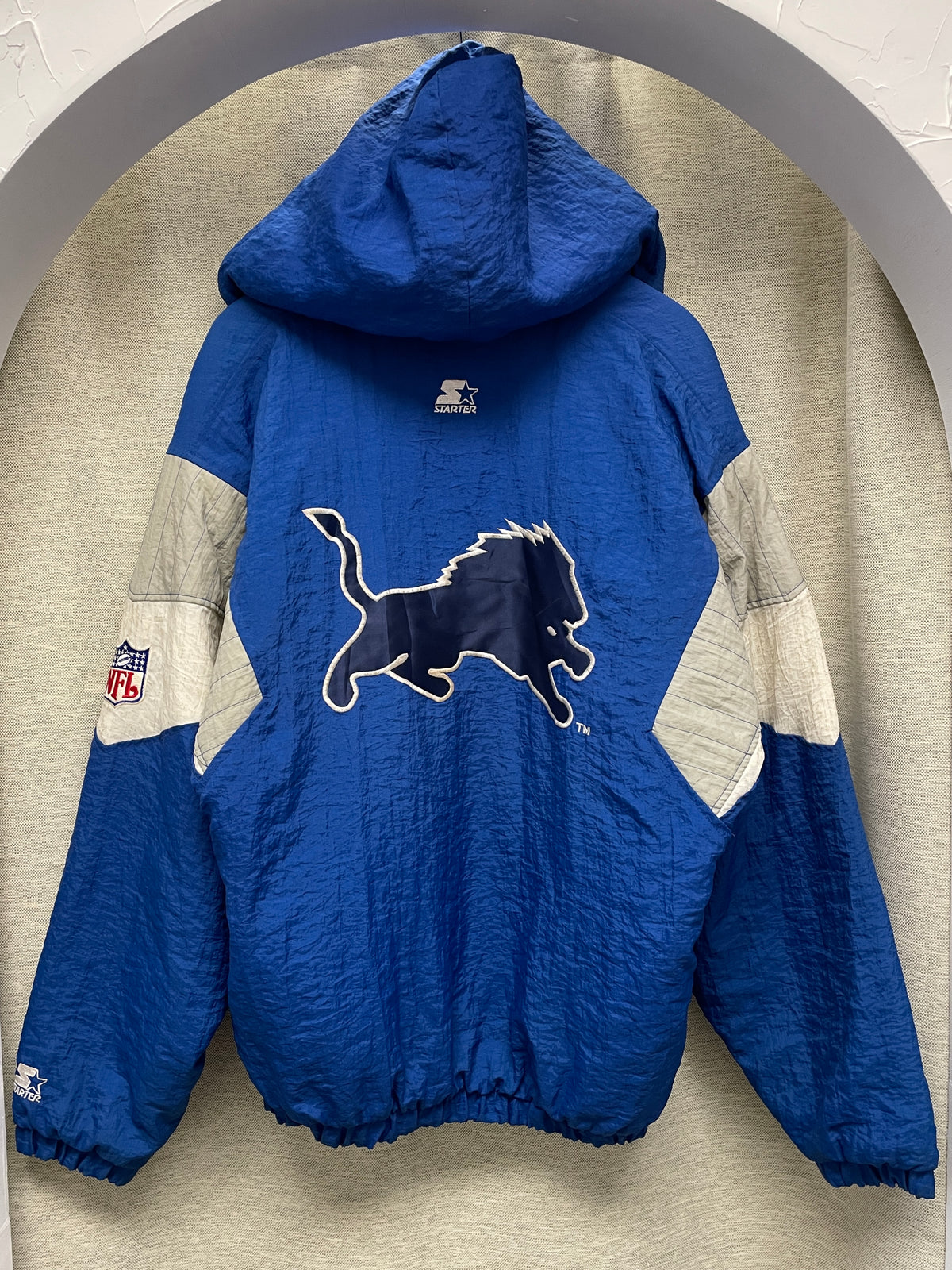 Vintage Starter NFL Detroit Lions Hooded Jacket