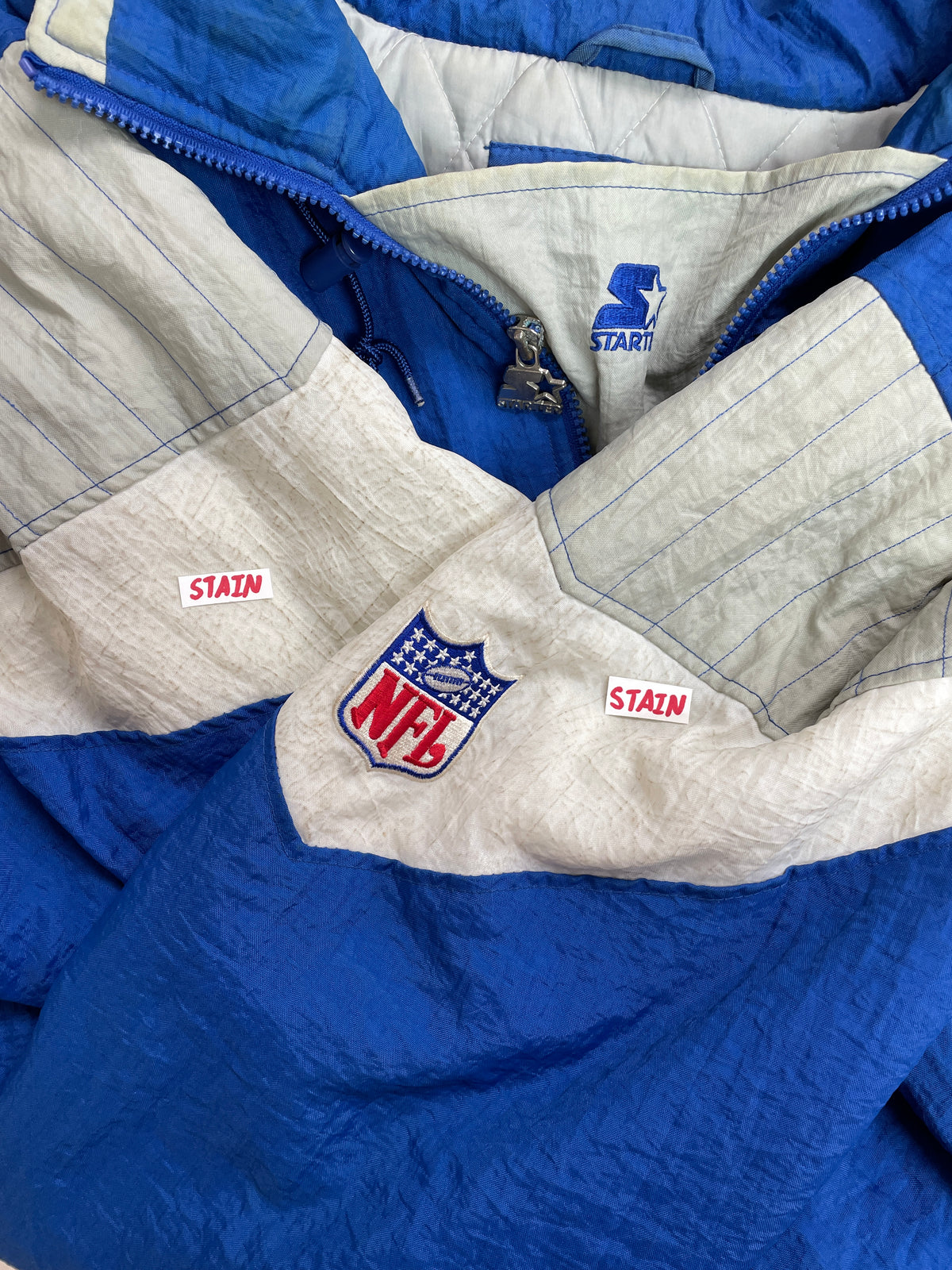 Vintage Starter NFL Detroit Lions Hooded Jacket