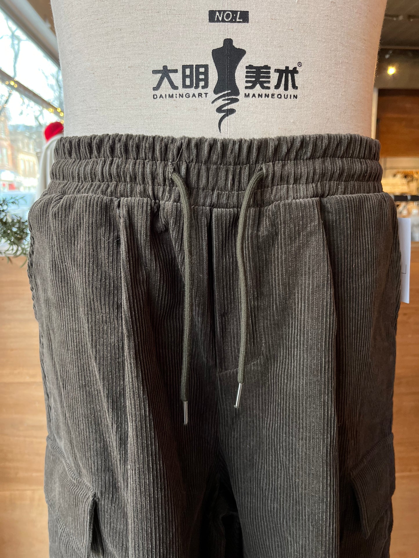 Men's Corduroy Cargo Pants