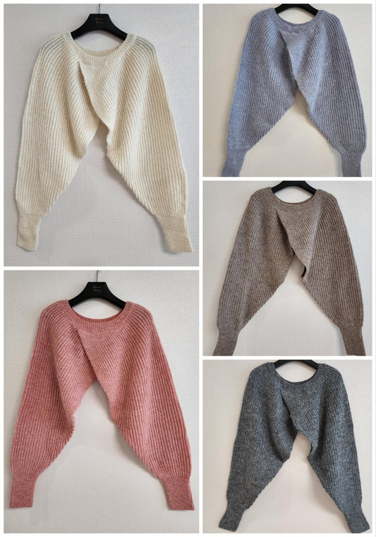 Knit Sleeve Shrug Bolero Cardigan